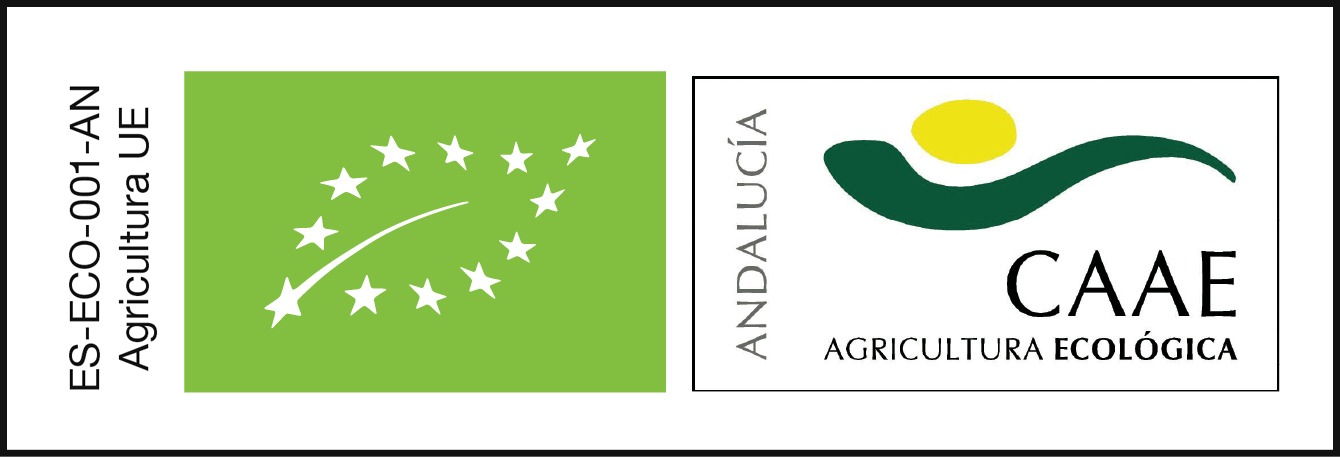 EU Organic + CAAE Andalucía certification (ES-ECO-001-AN)